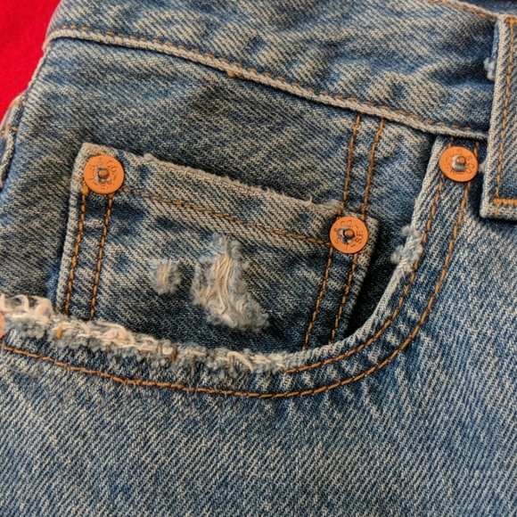 NWT Levi deconstructed skirt button fly, 25 - Picture 5 of 8